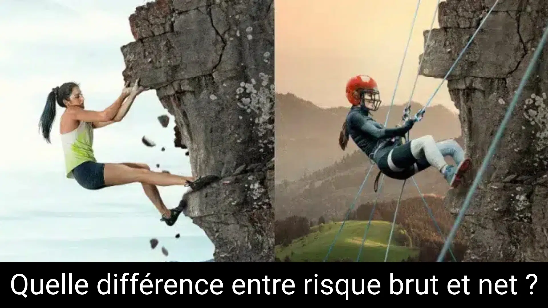Risque brut et risque net